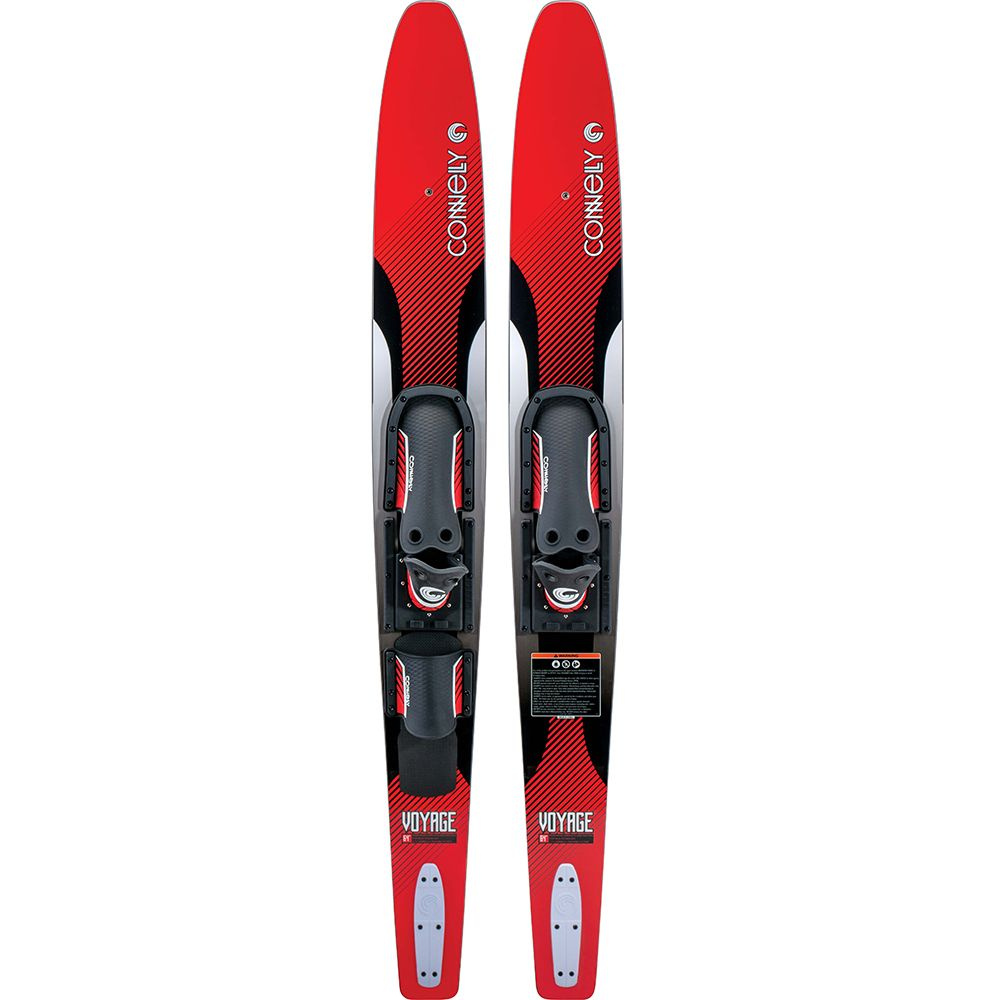 Лыжи парные прогулочные Connelly VOYAGE 64 SLIDE ADJ красные с креплениями 163 см (61220312)  #1