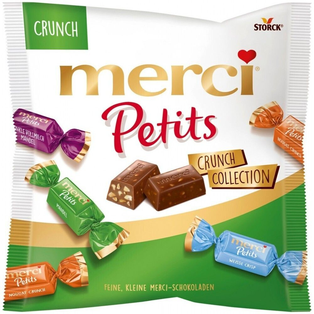 Конфеты Storck Merci Petits Crunch, 125 г #1