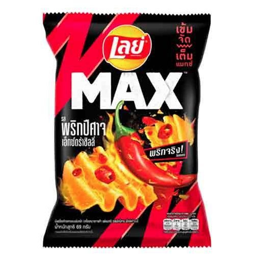 Чипсы Lays Devil Chilli 70гр Острые Снеки из Китая #1