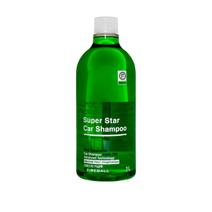 Fireball Super Star Car Shampoo Ph7, Шампунь для ручной мойки (Лесное настроение /зеленый), 1:500, 1л #1