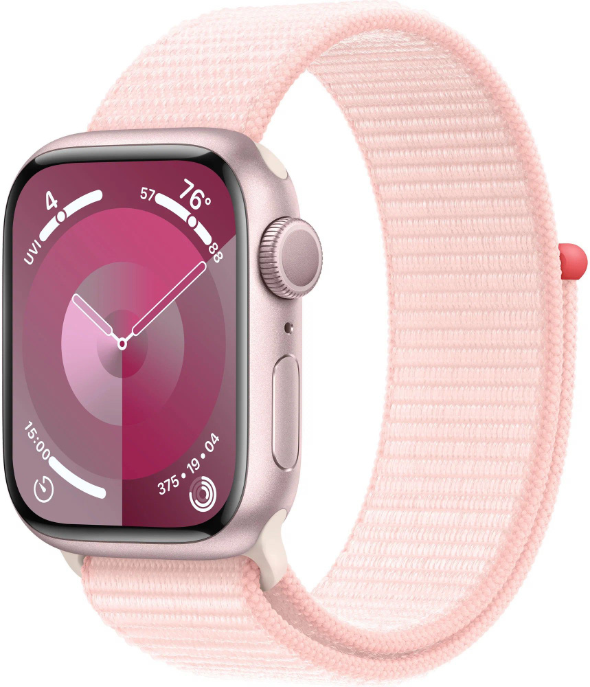 Apple Умные часы s9, 41mm, Pink/Розовый Loop #1