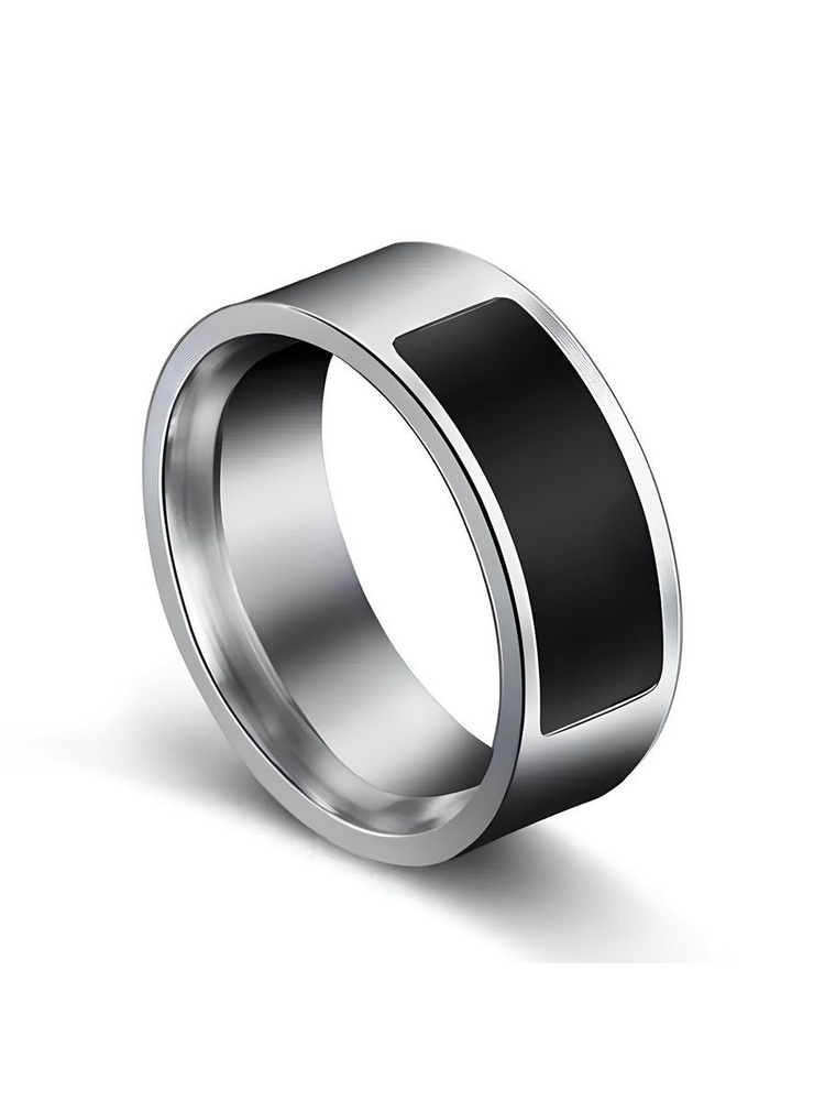 Умное кольцо Кольцо с чипом NFC, размер 16,5, NFC, серебристый  #1