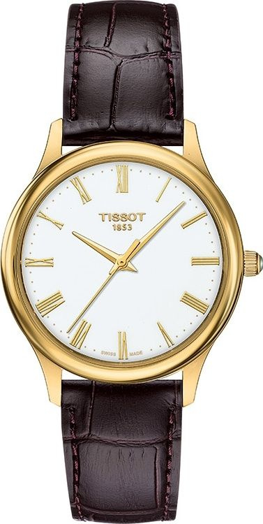 Швейцарские кварцевые наручные женские часы Tissot Excellence Lady T926.210.16.013.00 на кожаном браслете, #1