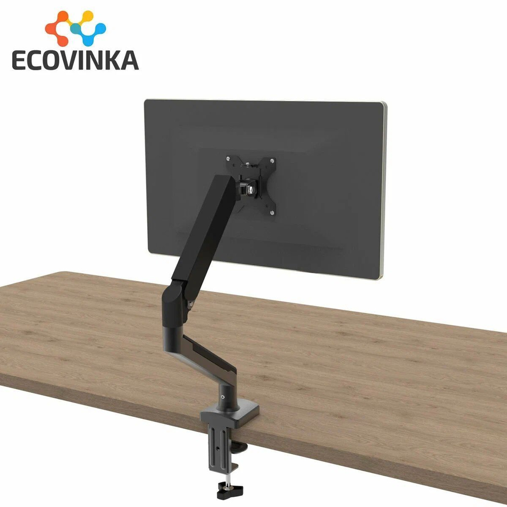 ECOVINKA кронштейн для монитора 13"-32" дюймов настольный, черный M10-12 / подставка под монитор до 7 #1