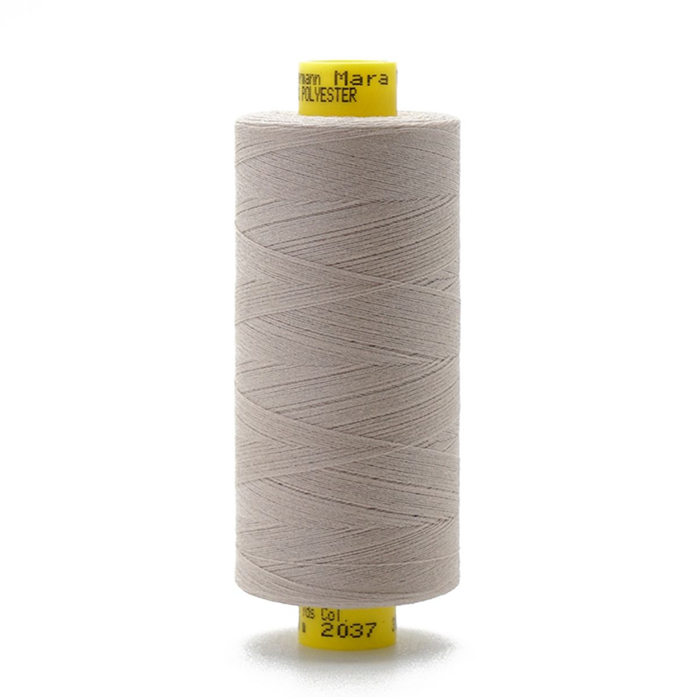 Нитки для шитья универсальные Mara № 150, 1000 м, Gutermann, 2037 пепельно-бежевый  #1