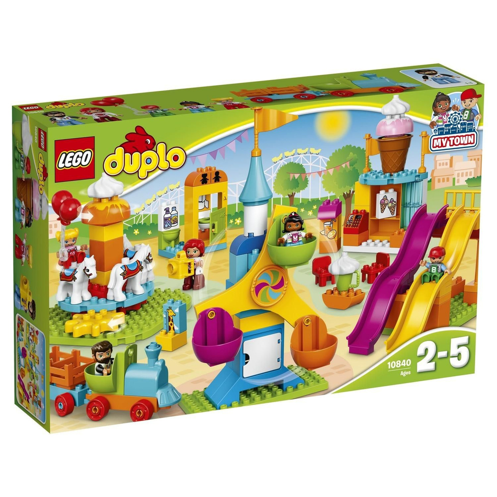 LEGO DUPLO 10840 Большой парк аттракционов #1