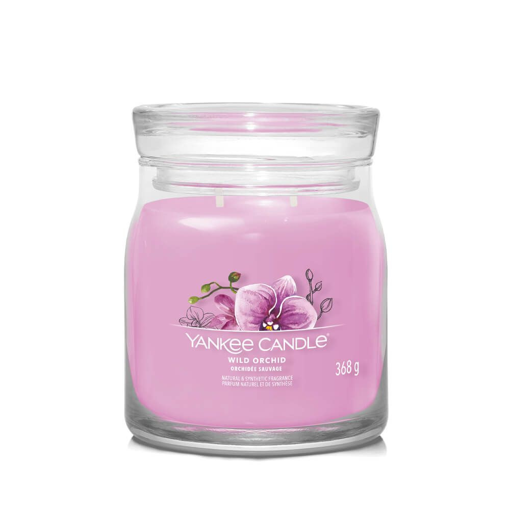 Yankee Candle Свеча ароматическая "Дикая орхидея", 11 см х 9 см, 1 шт  #1