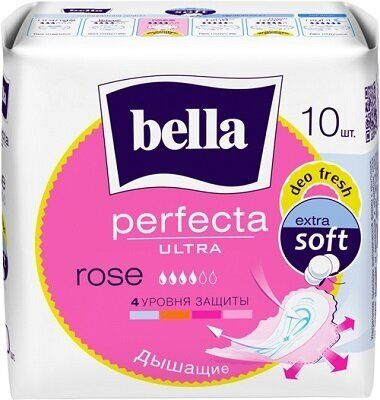 Супертонкие гигиенические прокладки Bella Perfecta Ultra Rose Deo Fresh, 10 шт  #1