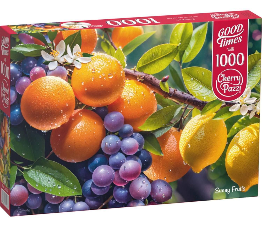 Пазл для взрослых Cherry Pazzi 1000 деталей, элементов: Солнечные фрукты  #1