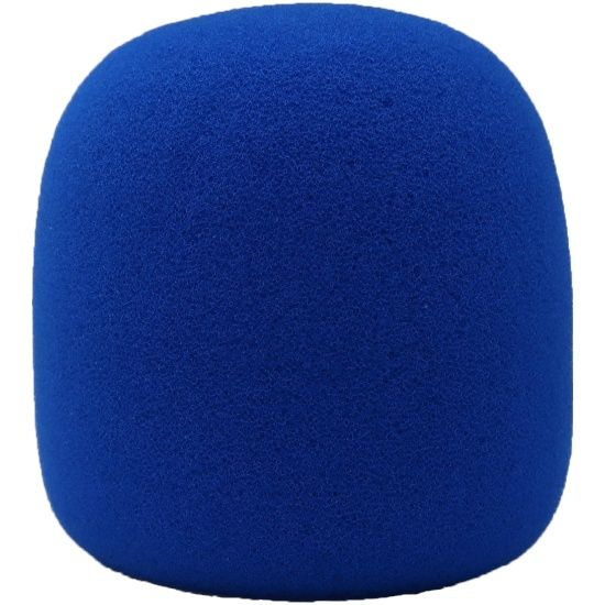 Ветрозащитная насадка для микрофона поролоновая Superlux S40BL синяя, синий, внутр. диаметр 35мм, внеш. #1