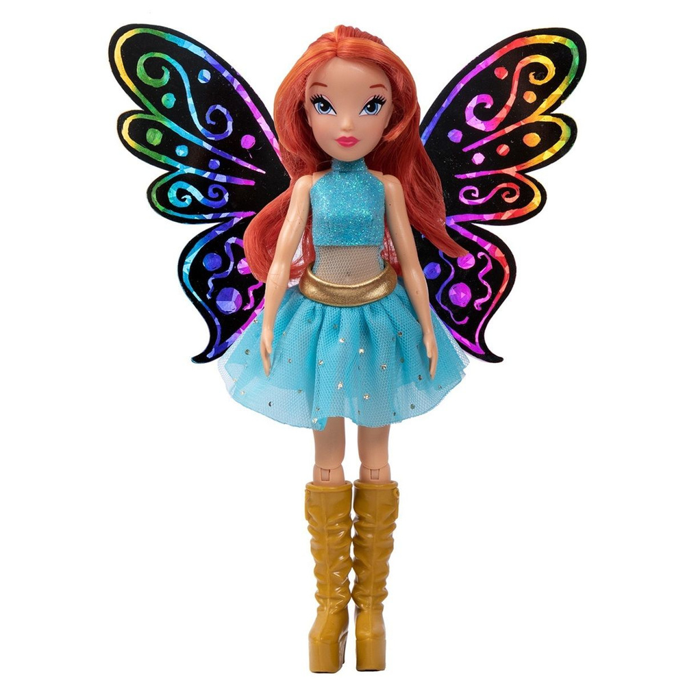 Шарнирная кукла Winx Club BTW Scratch Art Wings. Блум, с крыльями для скретчинга, 24 см IW01252101  #1