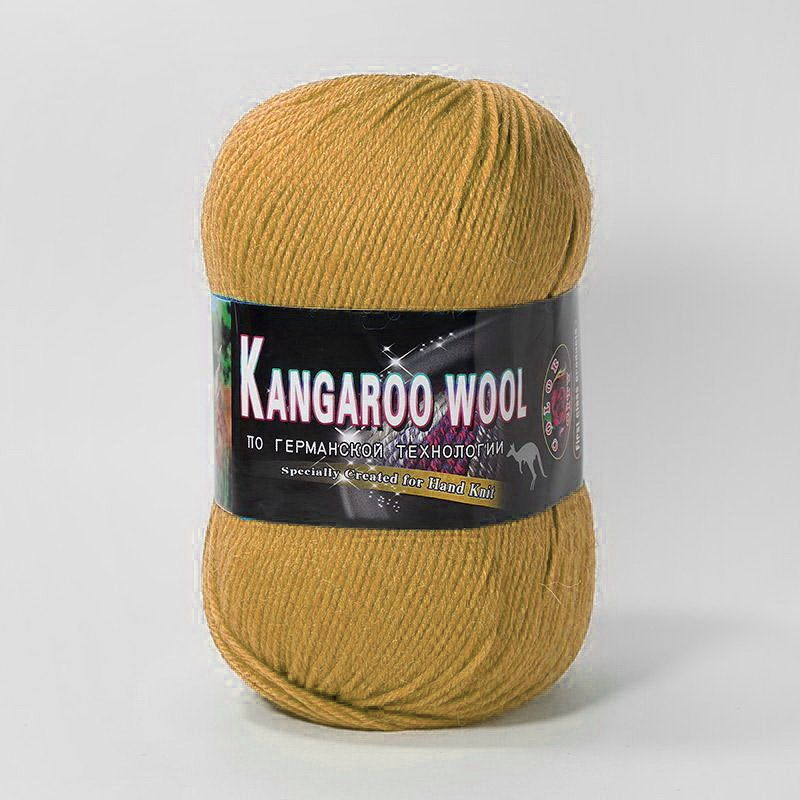 KANGAROO WOOL (Color City) (2173 / горчичный / комплект (2 мотка)) #1