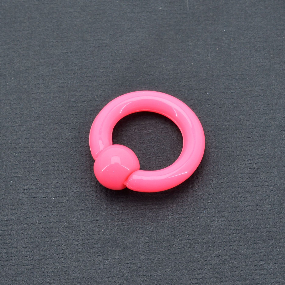 Кольцо 4 мм. Акрил. ARNG6, розовый #1