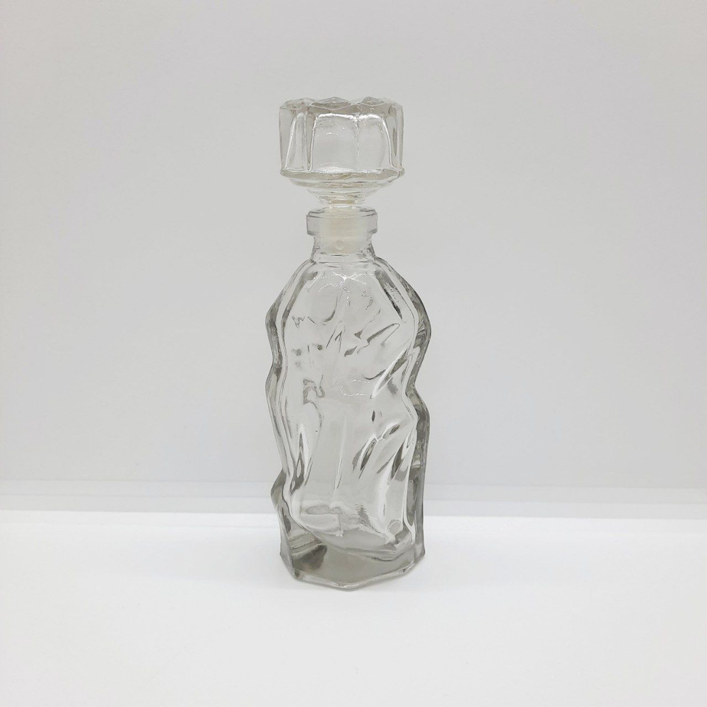 Флакон парфюмерный винтажный от одеколона, стекло, Европа, 1950-1980 гг.  #1