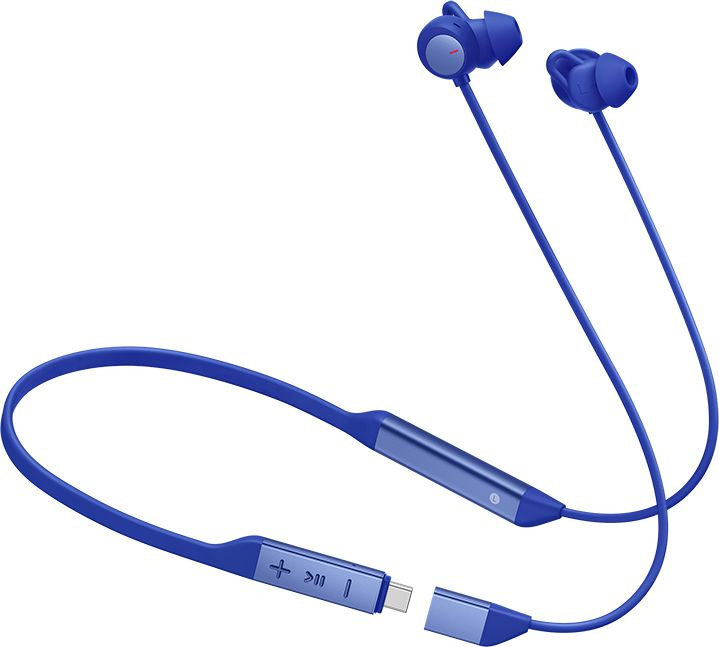 HUAWEI Наушники беспроводные с микрофоном, Bluetooth, синий #1