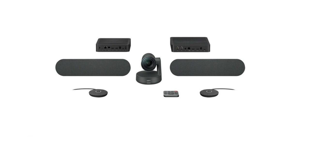 Logitech G Web-камера с микрофоном ConferenceCam Rally Plus (960-001242), черный  #1