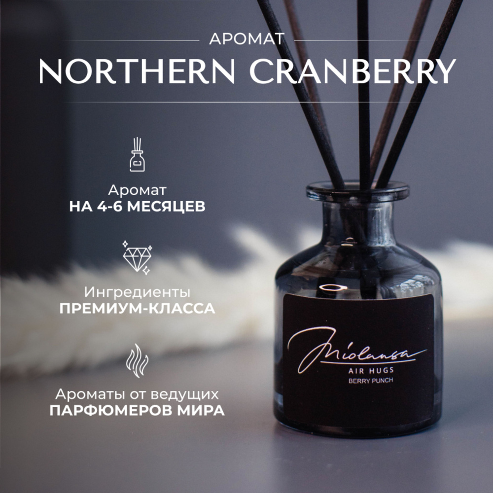 Ароматический диффузор для дома MIOLANSA Северная клюква (Northern cranberry), 50 мл  #1