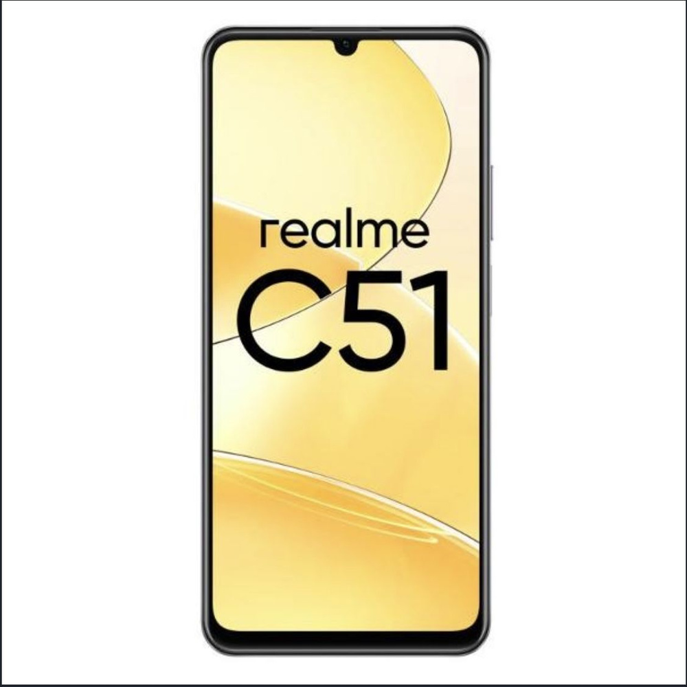 realme Смартфон C51 4/128 ГБ, черный #1