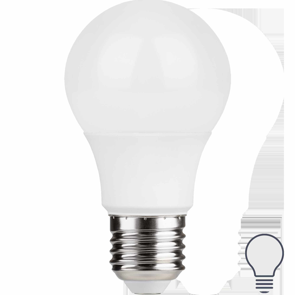 Lexman Лампочка Лампа светодиодная E27 170-240 В 7 Вт груша матовая 600 лм нейтральный белый свет, E27, #1
