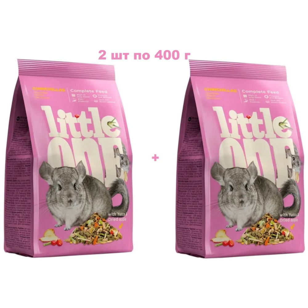 Little One Корм для шиншилл, 2шт х 400гр #1