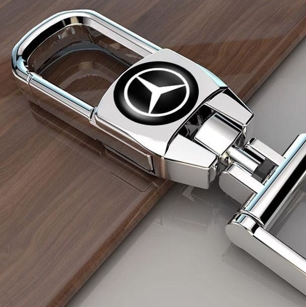 Брелок Mercedes для автомобильных ключей (Silver/Серебристый) #1
