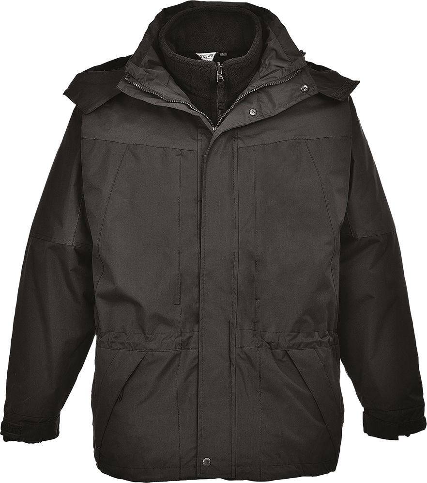 Водостойкая куртка Portwest S570 3 в 1, чёрный #1