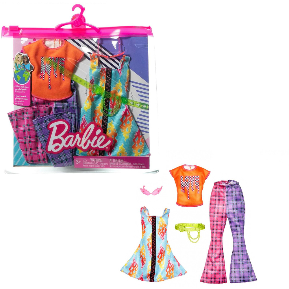 Набор одежды Barbie 2 наряда с аксессуарами #1