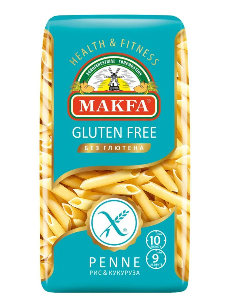 Макаронные изделия Makfa перья Penne, без глютена, 300 г #1