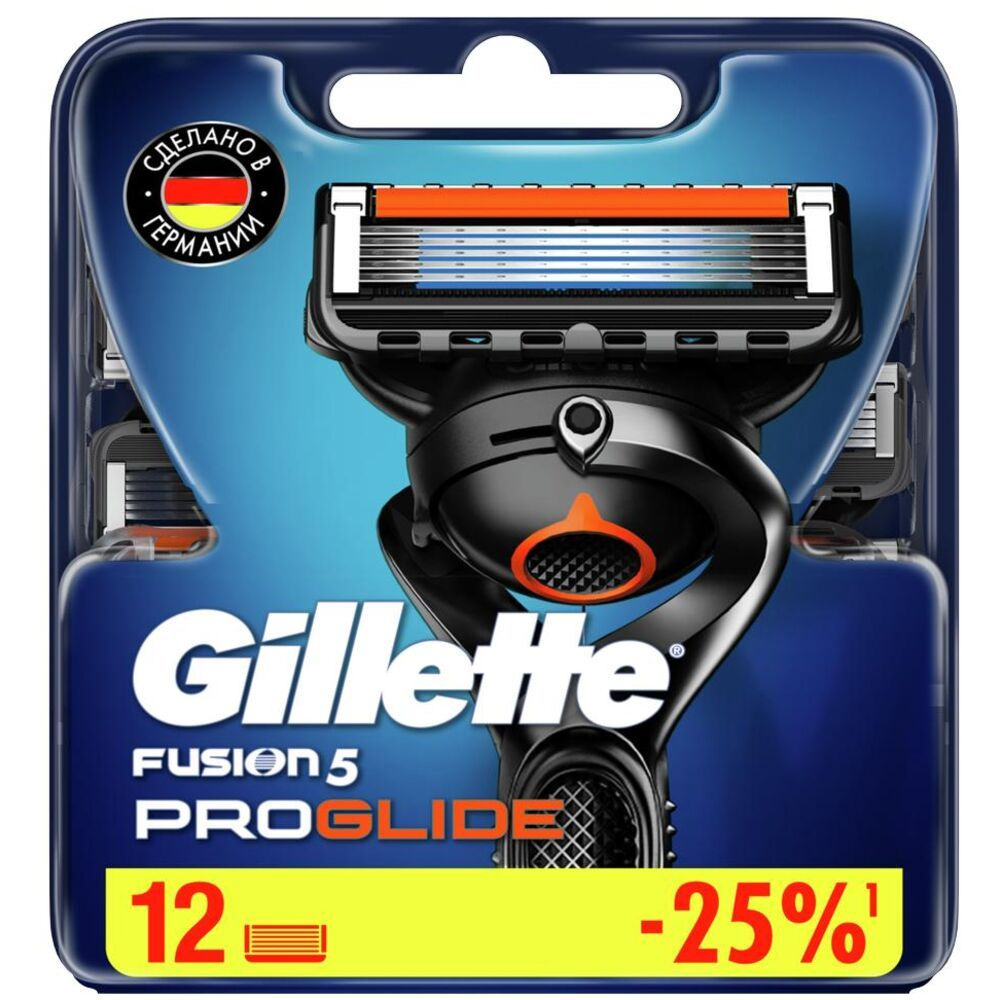 Gillette Сменные кассеты Fusion5 Proglide, 12 шт. #1