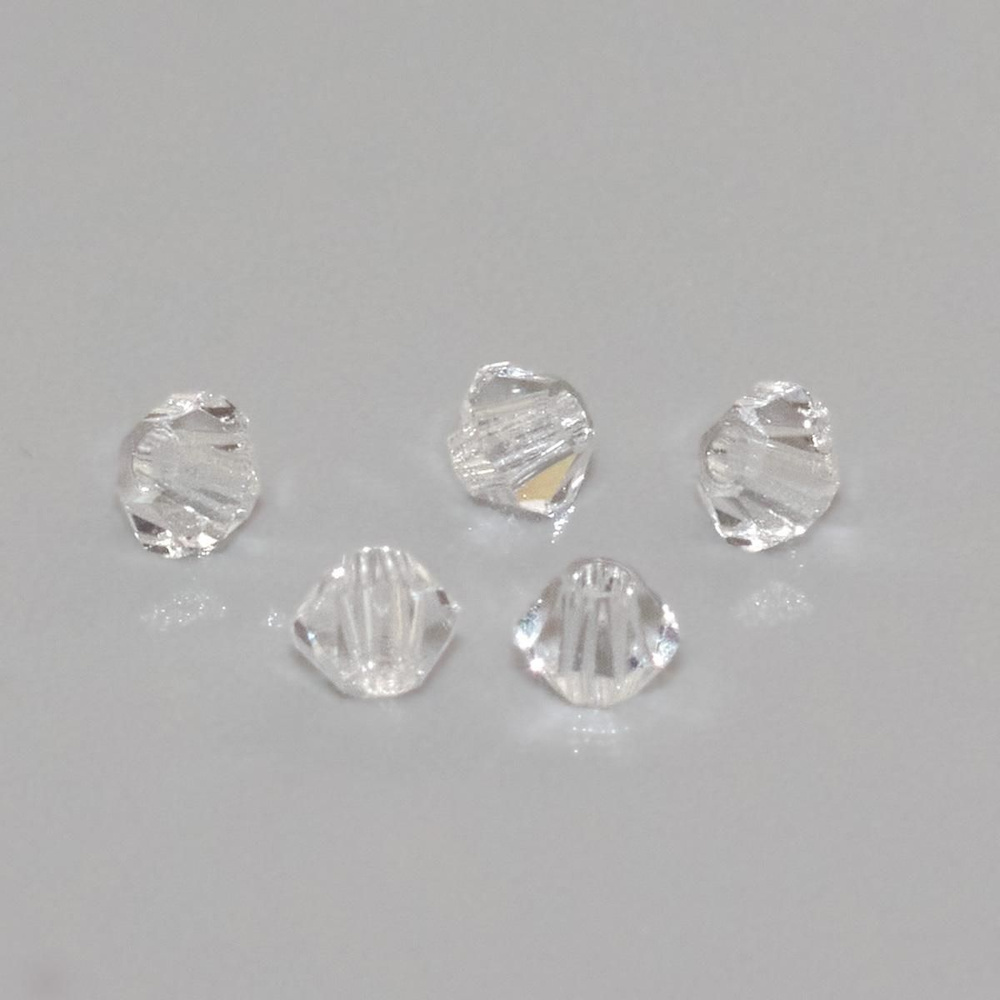 Бусины PRECIOSA "Crystal", биконус, 2,4х3 мм, 451-69-302, 40 шт #1