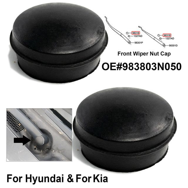 Заглушка поводка стеклоочистителя Hyundai, Kia арт. 983804H050 #1