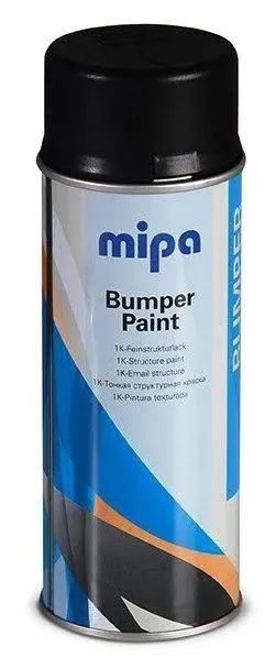 Черная краска для пластика (бампера) Mipa Bumper Paint, аэрозоль, 400мл  #1