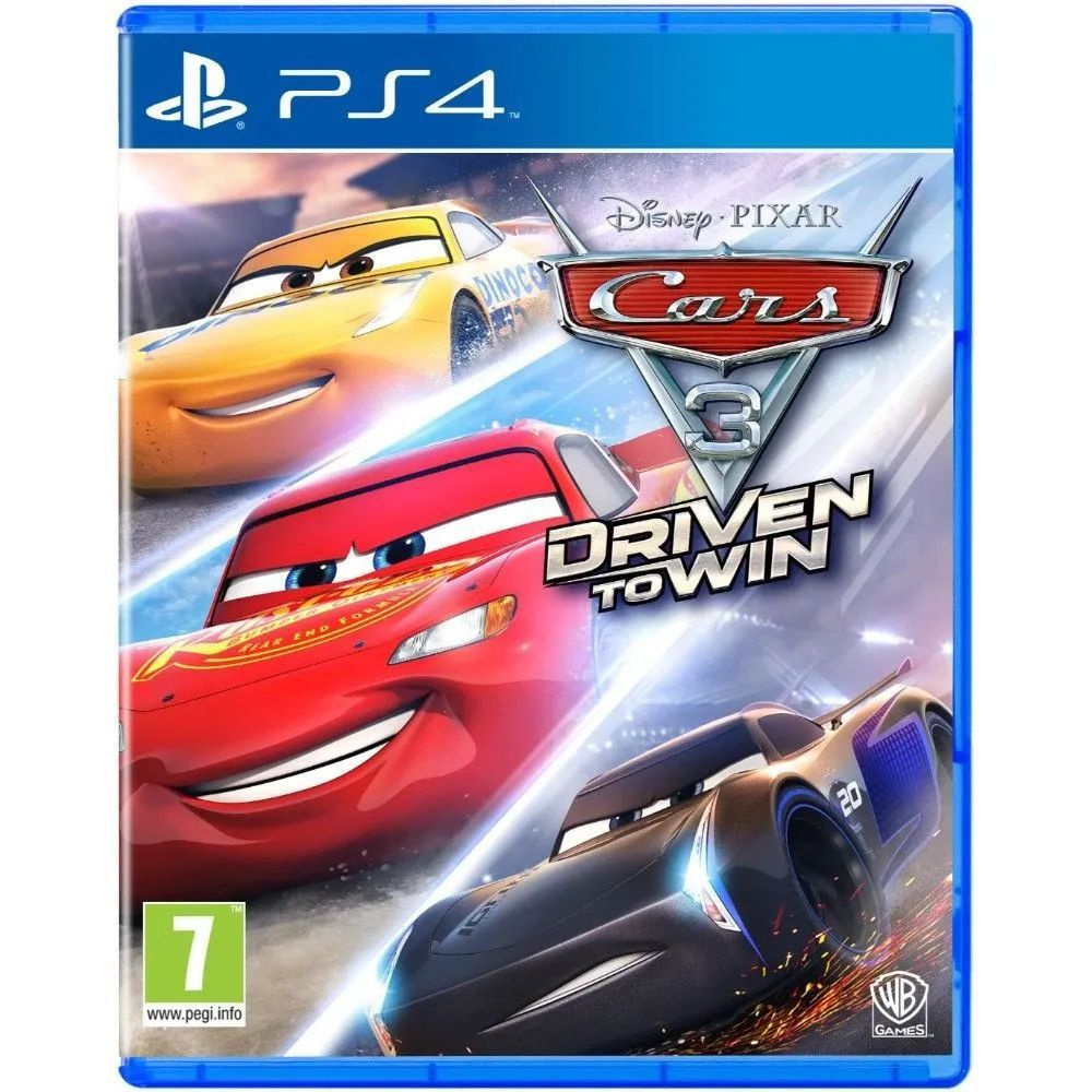 Игра Cars 3 (Тачки 3: Навстречу победе) для PS4 (PlayStation 4, Русские субтитры)  #1