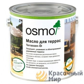 Масло для террас Osmo Terrassen-le 021 мореный дуб 0.75 литра #1