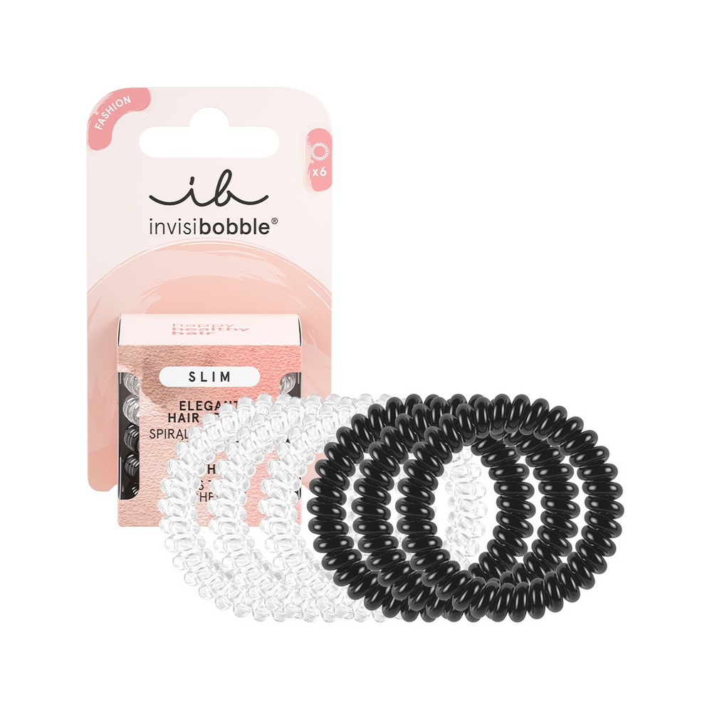 SLIM Day and Night набор изящных резинок для волос Invisibobble 6 шт #1