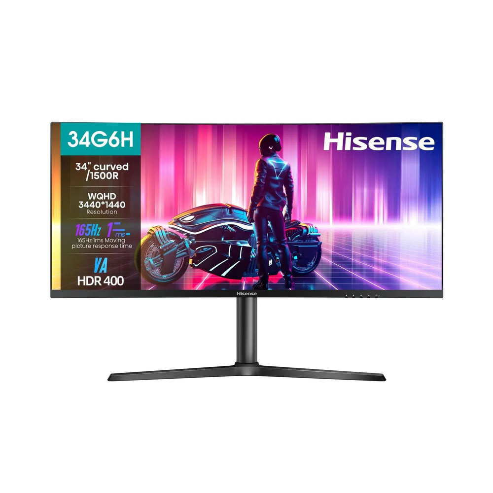 Hisense 34" Монитор 34G6H, черный #1