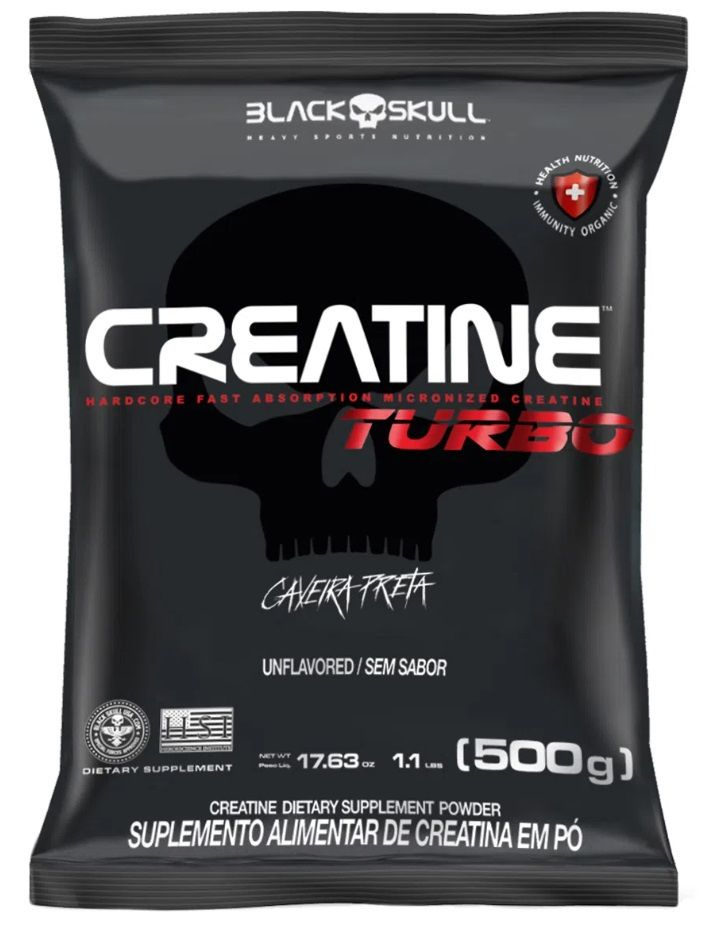 Black Skull, Refil Creatine Turbo, Креатин, 500 г #1