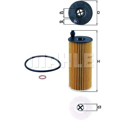 Фильтр масляный для БМВ Х3 Ф25 2010-2017, BMW X3 F25 фильтр масляный KNECHT OX404D, oem 11428507683  #1