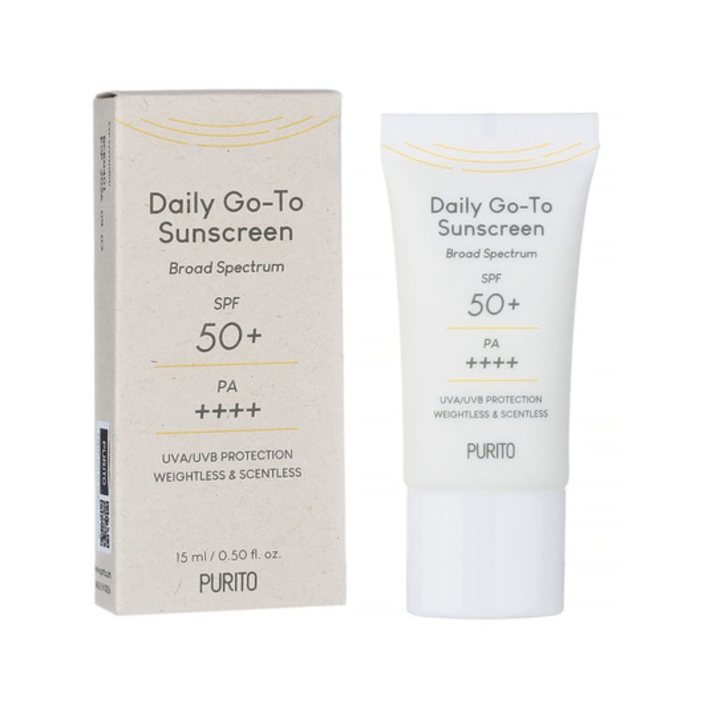 Солнцезащитный крем для чувствительной кожи мини-версия Purito Daily Go-To Sunscreen SPF50+ PA+++ Mini #1