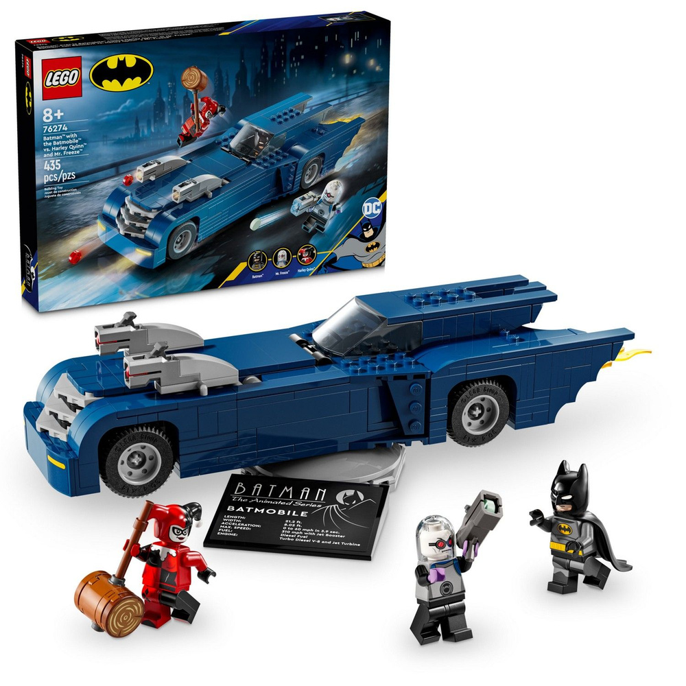Конструктор LEGO Super Heroes 76274 Бэтмен на Бэтмобиле против Харли Квинн и Мистера Фриз  #1