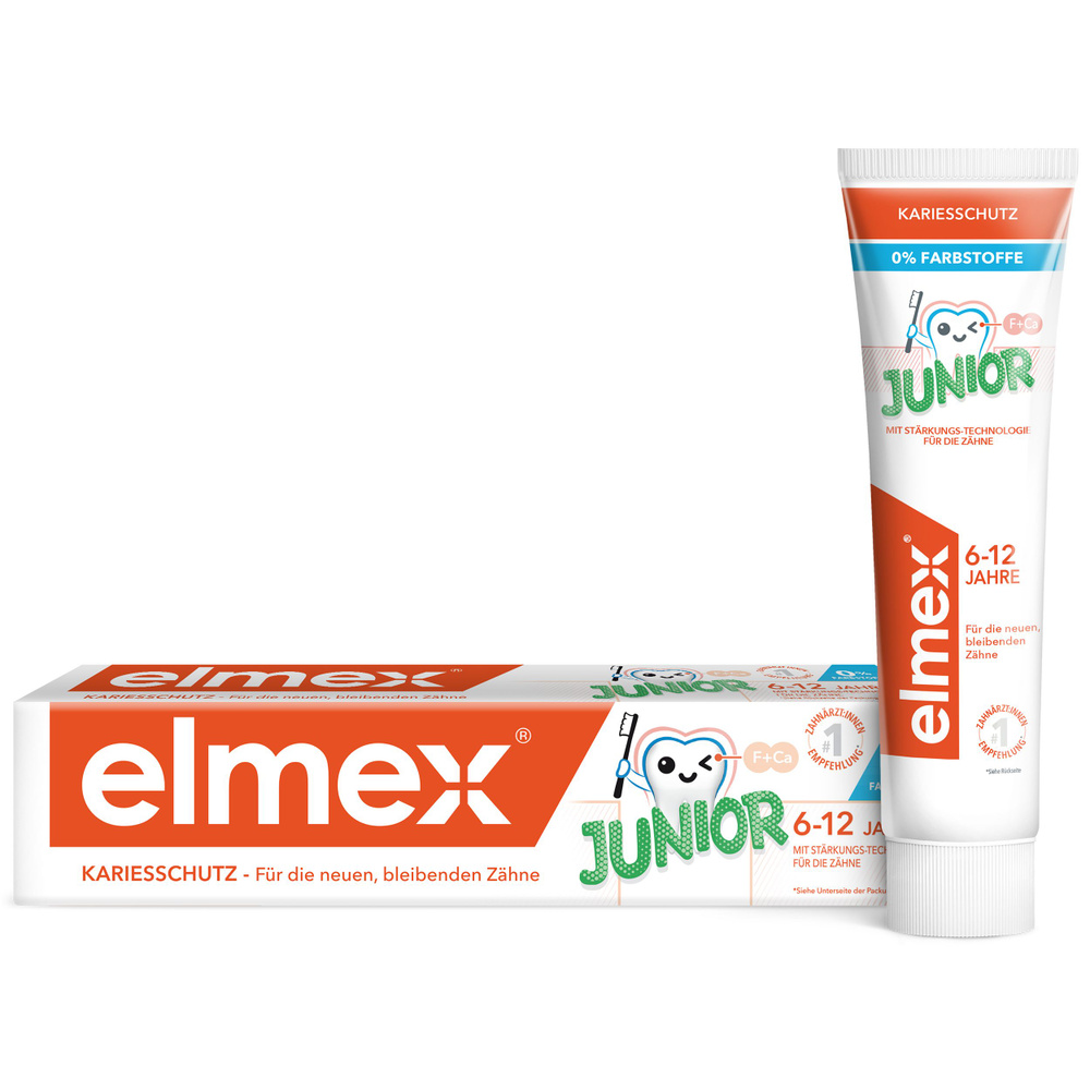 Детская зубная паста Elmex Юниор, от 6 до 12 лет, 75 мл #1