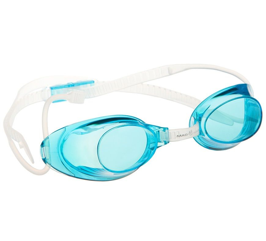Очки для плавания стартовые Mad Wave Liquid Racing (голубой) #1