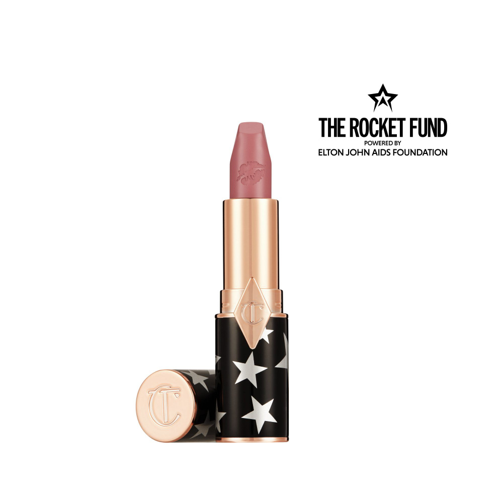 Лимитированная помада CHARLOTTE TILBURYLimited Edition Rock Lips Lipstick в оттенке (Rocket Girl)  #1