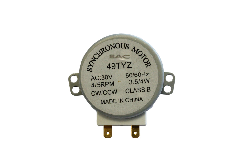 Двигатель вращения поддона СВЧ 49TYZ 30V 3,5/4W 4/5rpm шток 15 мм #1