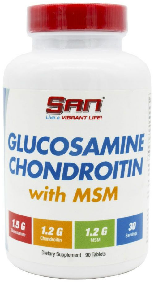 Glucosamine Chondroitin with MSM SAN (90 таб) #1