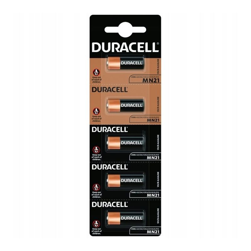 Батарейка (10шт) DURACELL A23 (MN21) 12В щелочная(алкалиновая)(бл5) #1