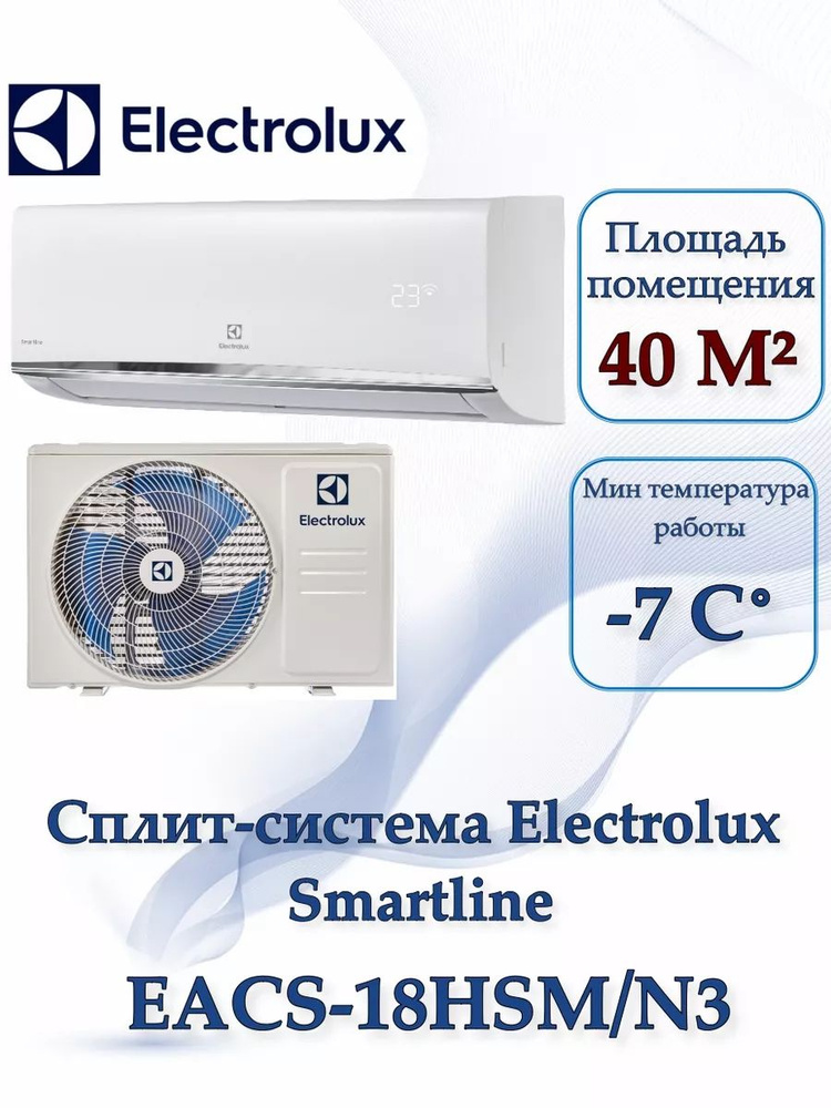 Сплит-система Electrolux Smartline EACS-18HSM/N3 комплект #1