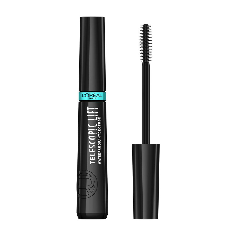 L'OREAL PARIS Тушь для ресниц Telescopic Lift Waterproof водостойкая, 9,9 мл, Черная  #1