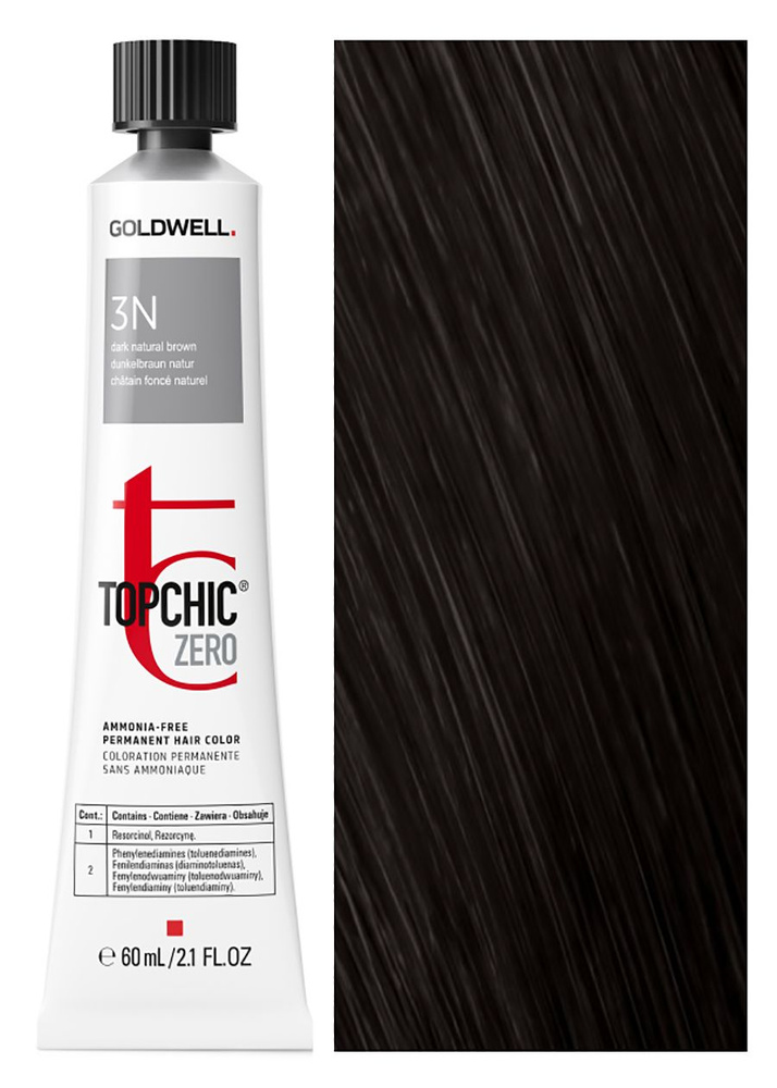 Goldwell Topchic Zero 3N Тёмно-коричневый 60 мл #1