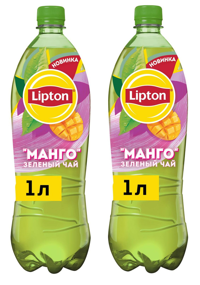 Холодный чай Lipton зеленый с манго, 2 шт по 1 л #1